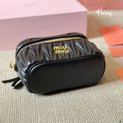 Túi MiuMiu nhăn dáng cặp lồng Sz25x13x8