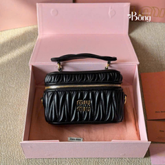 Túi MiuMiu nhăn dáng cặp lồng Sz25x13x8