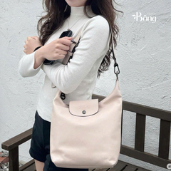 Túi Longchamp da trơn bản to Sz36x30x8 5 màu