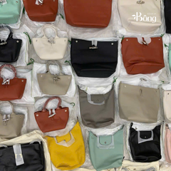 Túi Longchamp da trơn bản to Sz36x30x8 5 màu