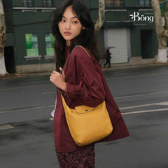 Túi Longchamp da sần bản to 5 màu Sz38x30x5