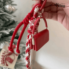 Charm COACH đỏ dư xịn fullbox