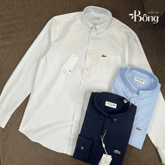 Sơ mi Lacoste nam 100% cotton full hộp các màu