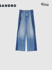 Quần jeans ống xuông màu cải