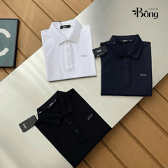Polo BOSS cổ bẻ 3 màu bản VIP