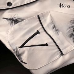 Set lụa Victoria Secret dư xịn dài tay các màu