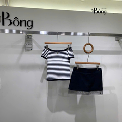 Chân váy Maje mini đen đáp ren