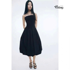 Váy quây COS bí ngô màu đen