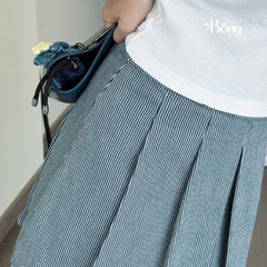 Chân váy kẻ xếp ly Massimo Dutti