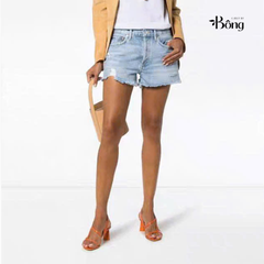 Short denim GUESS gấu tua rua