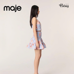 Set Maje hoa cam (Áo + Chân váy không tách)