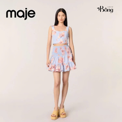 Set Maje hoa cam (Áo + Chân váy không tách)
