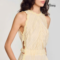 Đầm dài phối ren