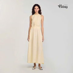 Đầm dài phối ren