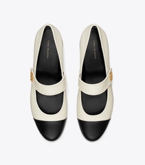 Tory Burch CAP-TOE MARY JANE HEEL BALLET