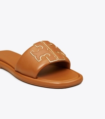 Dép da Tory Burch Eleanor T Monogram