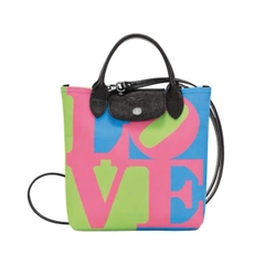 Túi Longchamps canvas series chữ LOVE