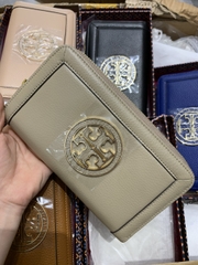 Ví cầm tay Tory Burch logo