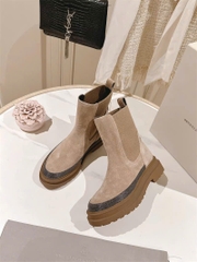 Brunello Cucinelli Boot Chelsea có xích Monil
