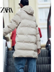Jacket phao Zara dáng lửng