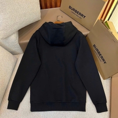 Áo nỉ hoodie BBR thêu logo ngực 2 màu