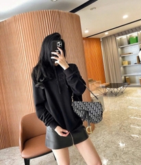 Áo nỉ hoodie BBR thêu logo ngực 2 màu