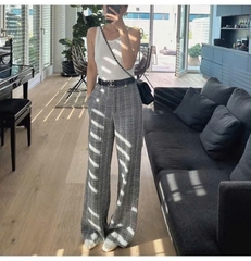 Quần Maje tweed nhũ suông (theo set có tách)