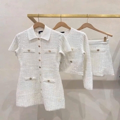 Set len MAJE trắng bling (không tách set)