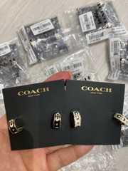 Khuyên tai Coach dư xịn