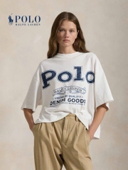 Áo thun cotton Jersey Logo Denim Goods