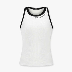 Top thun Karl viền 2 màu