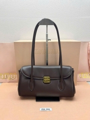 Túi Miumiu chữ nhật quai dài da trơn 3 màu