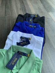Áo thun cổ bẻ logo RL