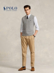 Áo gilett len Polo RL cổ V vặn thừng 2 màu