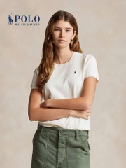 Áo len trơn Polo RL cổ tròn cộc tay 4 màu