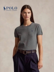 Áo len trơn Polo RL cổ tròn cộc tay 4 màu