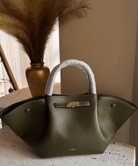 Túi TOTE DEMELLIER da sần 4 màu Sz47x21x14