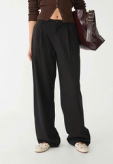 Quần suông Stradivarius lưng chun 2 màu
