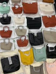 Túi Longchamp da sần bản to 5 màu Sz38x30x5