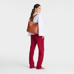 Túi Longchamp da sần bản to 5 màu Sz38x30x5