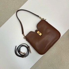 Túi Celine dáng hobo da khoá vàng 3 màu Sz25X21