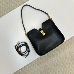 Túi Celine dáng hobo da khoá vàng 3 màu Sz25X21