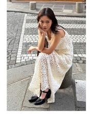 Set dài ren guipure
