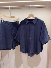 Sơ mi COS ngắn tay cổ đức 3 màu