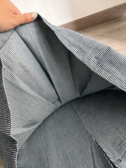 Chân váy kẻ xếp ly Massimo Dutti