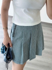 Chân váy kẻ xếp ly Massimo Dutti