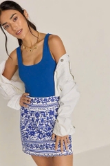 Chân váy mini thêu Francesca's