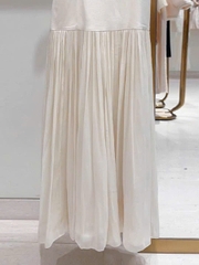 Đầm maxi phối dây hở lưng
