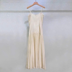 Đầm maxi phối dây hở lưng