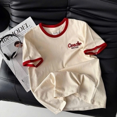 Tshirt COACH  thêu logo ngực